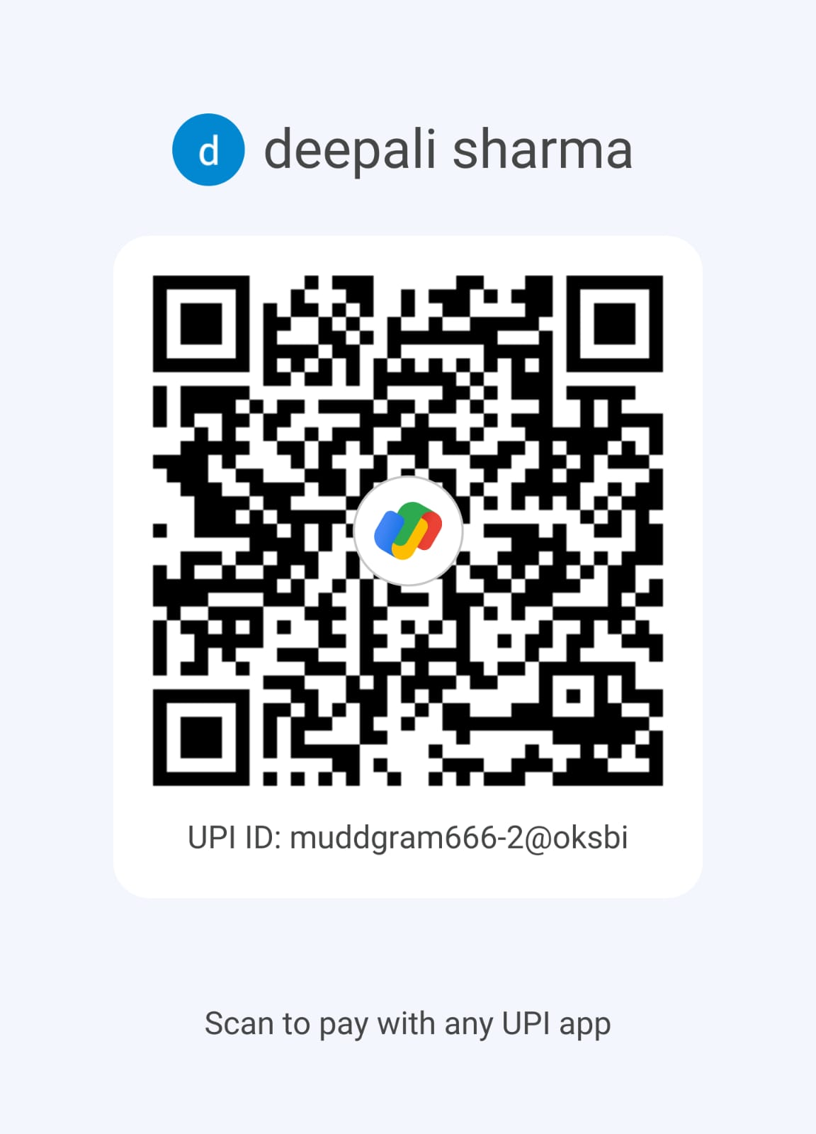 Muddgram Homestay payment QR code UPI for booking in NCR Haryana Mahendergarh